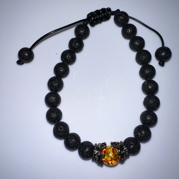 $4 NATURAL STONE LAVA ROCK BRACELET. NEW. $4 WHEN BUNDLED WITH 3 OR MORE ITEMS - Picture 11 of 16